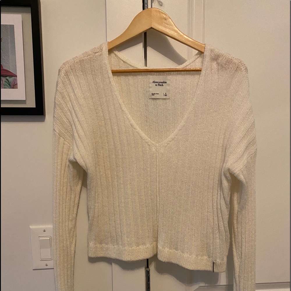 White Knit Sweater